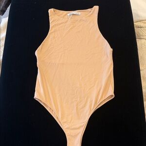 Zara Women's Tan Bodysuit